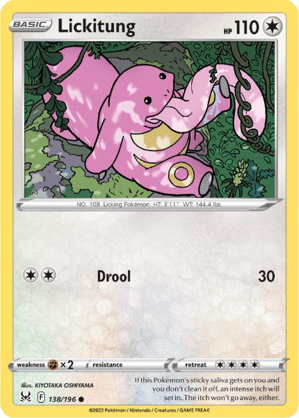 SWSH11 - Lost Origin - 138/196 - Lickitung - Common