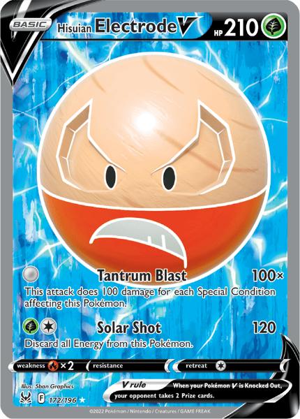 SWSH11 - Lost Origin - 172/196 - Hisuian Electrode V - Ultra Rare