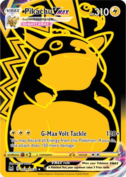 SWSH11 - TG29/TG30 - Pikachu VMAX - Trainer Gallery