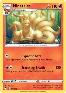 SWSH12 - Silver Tempest - 018/195 - Ninetales - Uncommon
