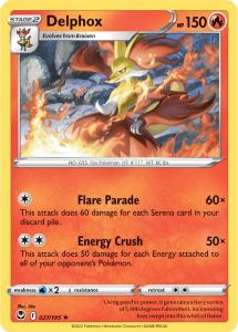 SWSH12 - Silver Tempest - 027/195 - Delphox - Rare