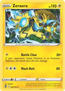 SWSH12 - Silver Tempest - 056/195 - Zeraora - Rare