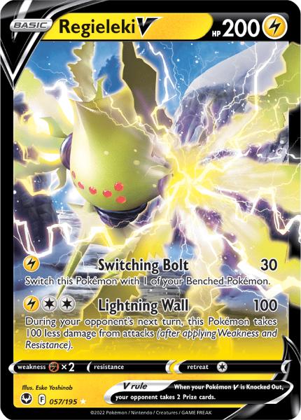 SWSH12 - Silver Tempest - 057/195 - Regieleki V - Rare