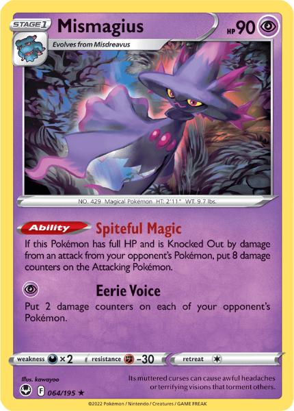 SWSH12 - Silver Tempest - 064/195 - Mismagius - Rare