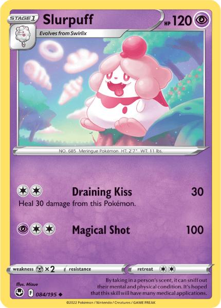 SWSH12 - Silver Tempest - 084/195 - Slurpuff - Uncommon Reverse