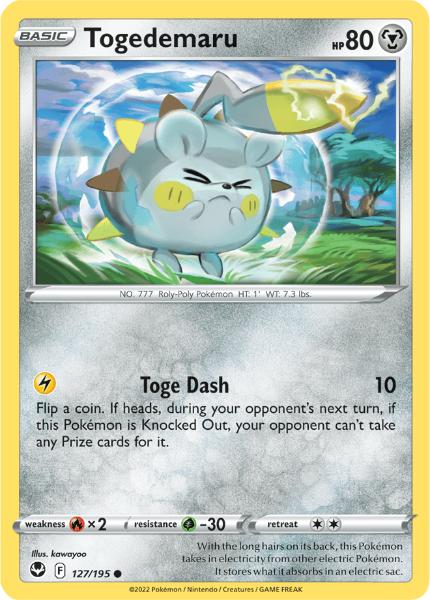 SWSH12 - Silver Tempest - 127/195 - Togedemaru - Common Reverse