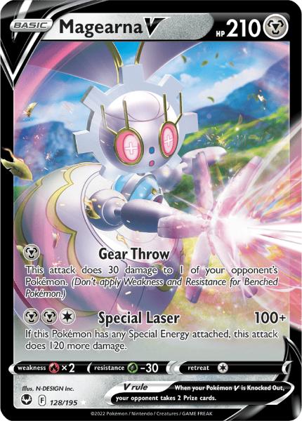 SWSH12 - Silver Tempest - 128/195 - Magearna V - Rare