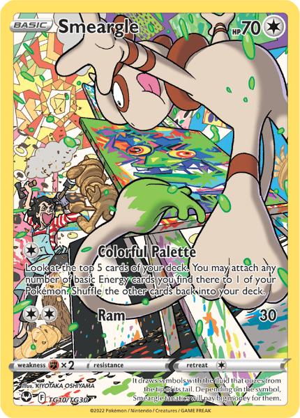 SWSH12 - Trainer Gallery - TG10/TG30 - Smeargle