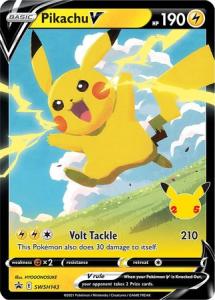 Pikachu V - SWSH143 – Promo Card