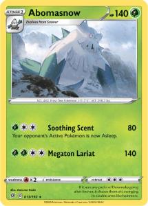 SWSH2 - Rebel Clash - 013/192 - Abomasnow - Rare Reverse