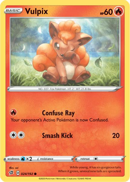 SWSH2 - Rebel Clash - 024/192 - Vulpix - Common