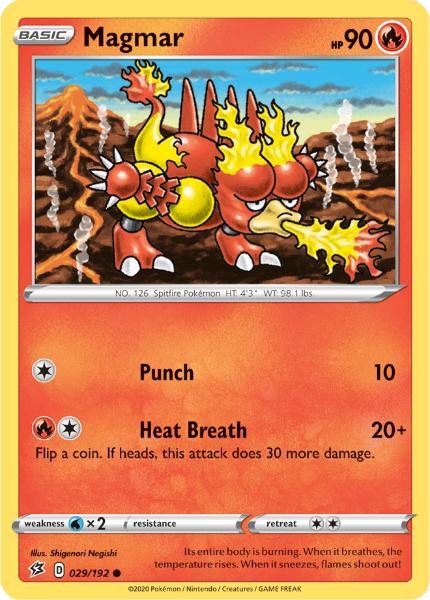 SWSH2 - Rebel Clash - 029/192 - Magmar - Common