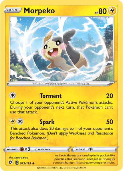 SWSH2 - Rebel Clash - 073/192 - Morpeko - Uncommon