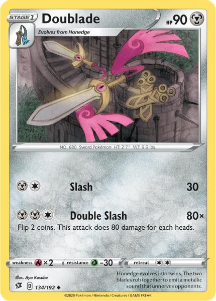 SWSH2 - Rebel Clash - 134/192 - Doublade - Uncommon Reverse