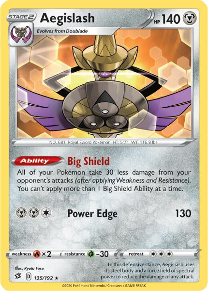 SWSH2 - Rebel Clash - 135/192 - Aegislash - Rare