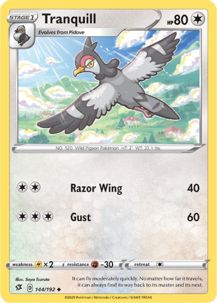 SWSH2 - Rebel Clash - 144/192 - Tranquill - Uncommon Reverse