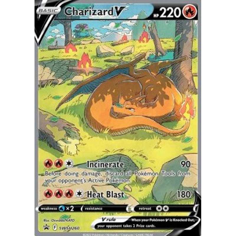 Pokemon SW&SH Promo – Charizard V - SWSH260 - Promo