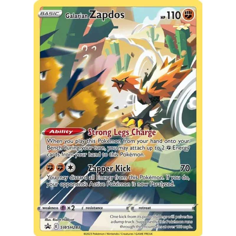 Galarian Zapdos - SWSH283 - SWSH: Sword & Shield Promo Cards