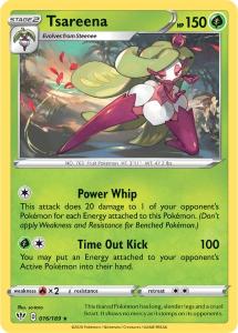 SWSH3 - Darkness Ablaze - 016/189 - Tsareena - Rare Reverse