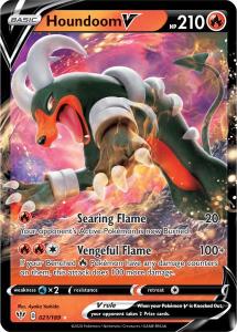 SWSH3 - Darkness Ablaze - 021/189 - Houndoom V - Rare