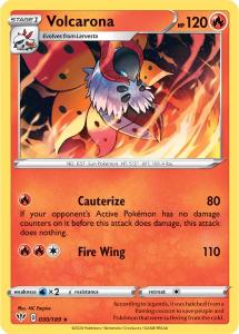 SWSH3 - Darkness Ablaze - 030/189 - Volcarona - Rare Reverse