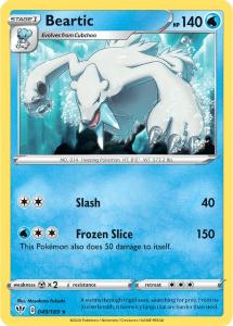 SWSH3 - Darkness Ablaze - 049/189 - Beartic - Rare Reverse