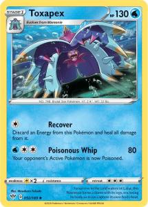 SWSH3 - Darkness Ablaze - 052/189 - Toxapex - Uncommon Reverse