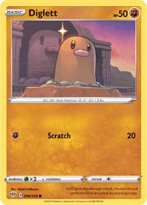 SWSH3 - Darkness Ablaze - 084/189 - Diglett - Common Reverse