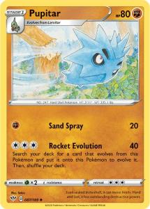 SWSH3 - Darkness Ablaze - 087/189 - Pupitar - Uncommon Reverse