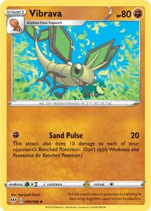 SWSH3 - Darkness Ablaze - 090/189 - Vibrava - Uncommon Reverse