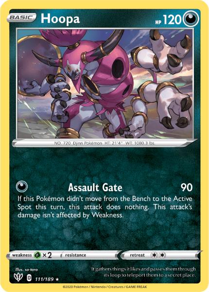 SWSH3 - Darkness Ablaze - 111/189 - Hoopa - Holo Rare