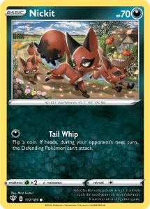SWSH3 - Darkness Ablaze - 112/189 - Nickit - Common Reverse