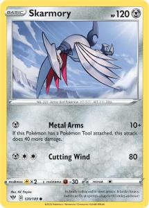 SWSH3 - Darkness Ablaze - 120/189 - Skarmory - Common Reverse