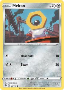 SWSH3 - Darkness Ablaze - 129/189 - Meltan - Common Reverse