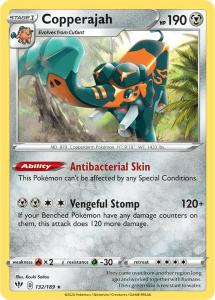 SWSH3 - Darkness Ablaze - 132/189 - Copperajah - Holo Rare Reverse