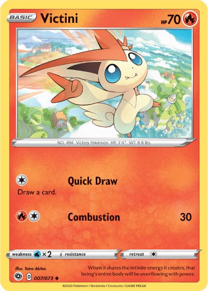 SWSH3.5 - Champions Path - 007/073 - Victini - Uncommon