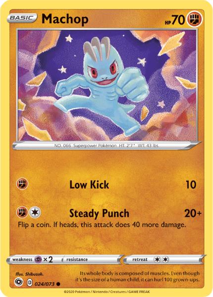 SWSH3.5 - Champions Path - 024/073 - Machop - Common Reverse