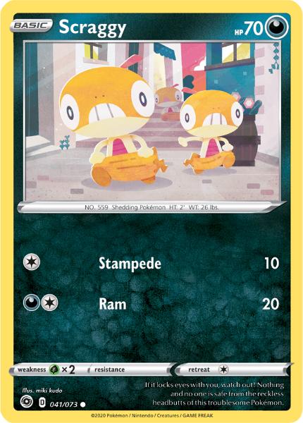 SWSH3.5 - Champions Path - 041/073 - Scraggy - Common Reverse