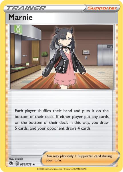 SWSH3.5 - Champions Path - 056/073 - Marnie - Holo Rare