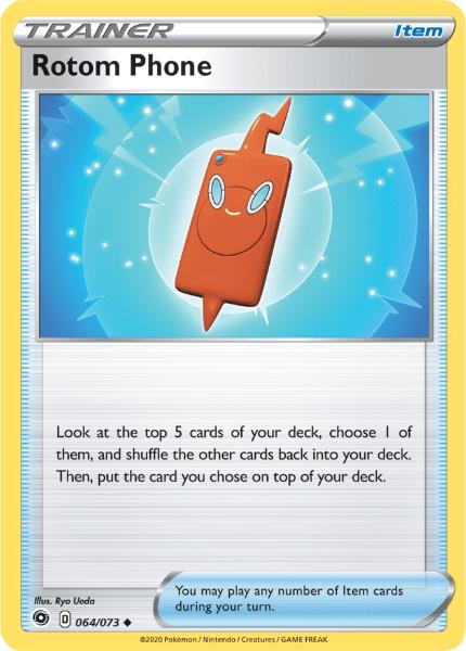 SWSH3.5 - Champions Path - 064/073 - Rotom Phone - Uncommon