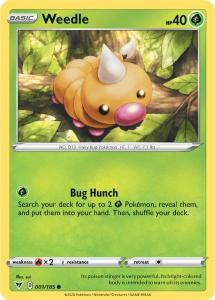 SWSH4 - Vivid Voltage - 001/185 - Weedle - Common