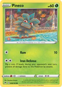 SWSH4 - Vivid Voltage - 008/185 - Pineco - Common Reverse