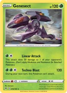 SWSH4 - Vivid Voltage - 016/185 - Genesect - Holo Rare