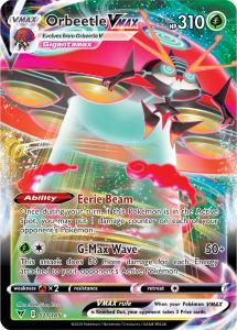 SWSH4 - Vivid Voltage - 021/185 - Orbeetle VMAX - Rare