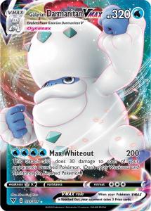 SWSH4 - Vivid Voltage - 037/185 - Galarian Darmanitan VMAX - Rare