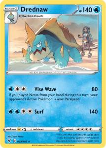 SWSH4 - Vivid Voltage - 039/185 - Drednaw - Rare