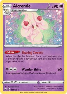 SWSH4 - Vivid Voltage - 081/185 - Alcremie - Rare Reverse