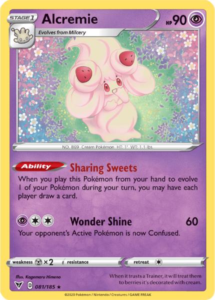 SWSH4 - Vivid Voltage - 081/185 - Alcremie - Rare
