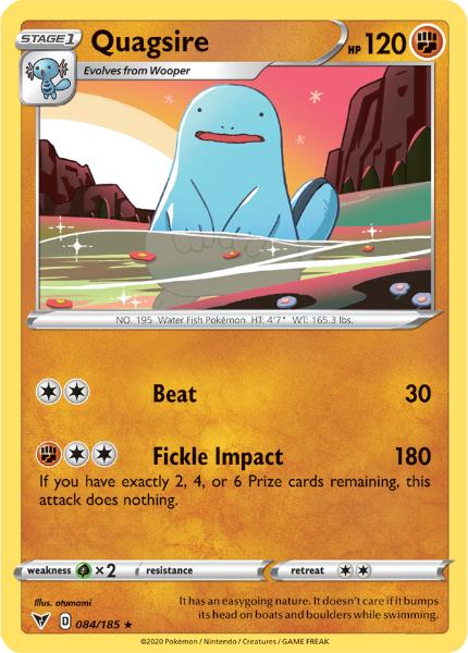 SWSH4 - Vivid Voltage - 084/185 - Quagsire - Rare