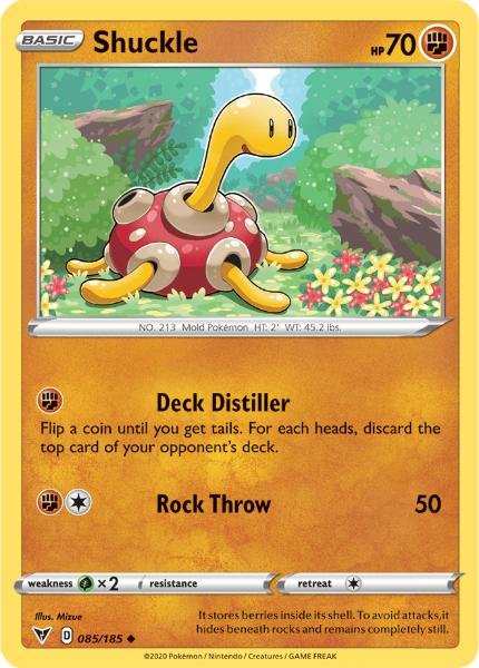 SWSH4 - Vivid Voltage - 085/185 - Shuckle - Uncommon Reverse